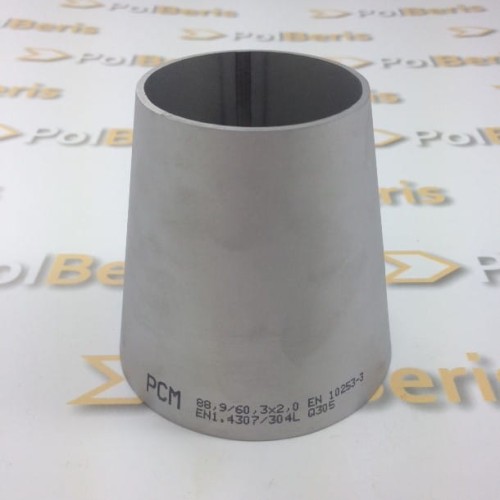 Zwężka 88,9 60,3x2,0 mat. 304L redukcja nierdzewna 1.4307 www.sklep.polberis.pl EN10253-3.jpg