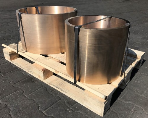 Tuleja z brązu Fi 480x390x250 mm gat. B-101 rura z brązu B101 480-390-250mm rura z brązu ślizgowa.jpg