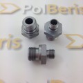 Nypel redukcyjny 3/8'' - M12x1,5 złączka stalowa ciśnieniowa adapter 3-8 12x1.5
