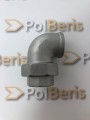 Śrubunek kątowy 3/4'' stożkowy gat. 316 nierdzewny 90 stopni gwint BSP holender GW-GW