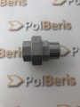 Śrubunek nyplowy 3/8'' stożkowy gat. 316 nierdzewny gwint BSP www.sklep.polberis.pl holender GZ-GW