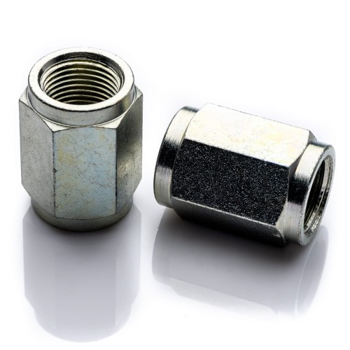 Hex coupling 1/4" steel
