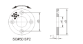Podkładka ślizgowa SOBW 10 z brązu SANKYO 10,2x30x3mm POLBERIS.png