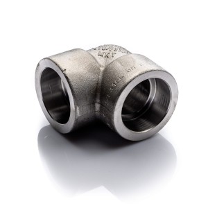 Elbow 1'' socket weld 316L cl.3000 90 degrees