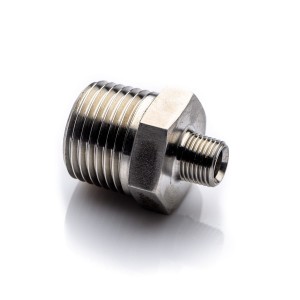 Złączka redukcyjna 1/2'' - 1/4'' nierdzewna 304