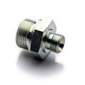 Nypel redukcyjny 1/2'' x 3/8'' z doszczelnieniem 60 stopni złączka stalowa redukcja przyłączka adapter