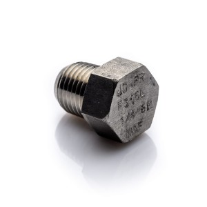 Plug 1/2'' NPT stainless 316L 