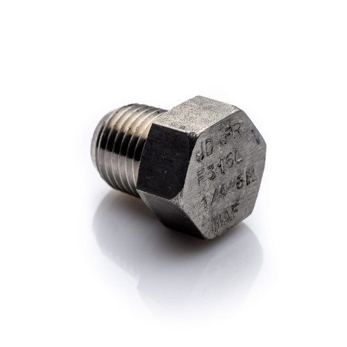 Plug 1/2'' NPT stainless 316L