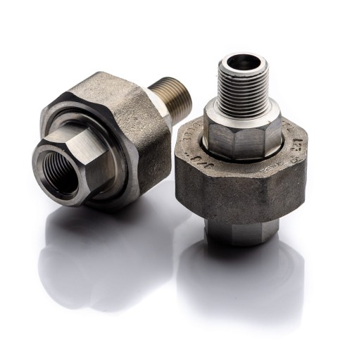 Śrubunek 38'' BSP GZ-GW A182 316L kl.3000 holender stożkowy wysokociśnieniowy UNION A182A 182m-17 F316L FM.jpg