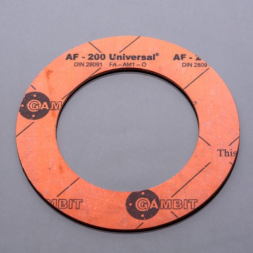 Uszczelka DN80 PN10-40 Gr. 2mm AF-200U GAMBIT +220 stop. C uszczelka płaska AF200U