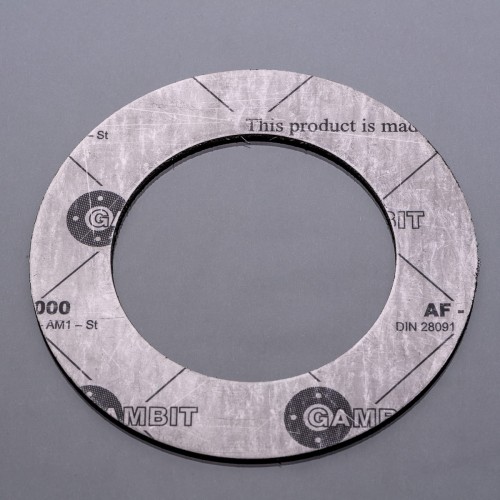 Uszczelka DN125 PN16 x3mm AF1000 kołnierzowa płaska IBC bez otworów DIN 28091-2 FA-AM1-ST