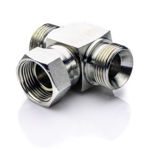 Tee 1/4'' steel male female