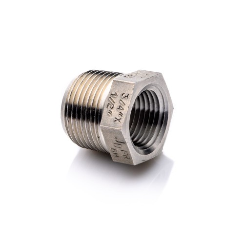Reducer bush 3/8''x3/4'' NPT 316L Hex