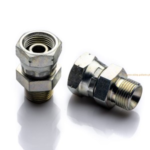 Redukcja 1/4'' - 3/8'' wkrętno-nakrętna stal