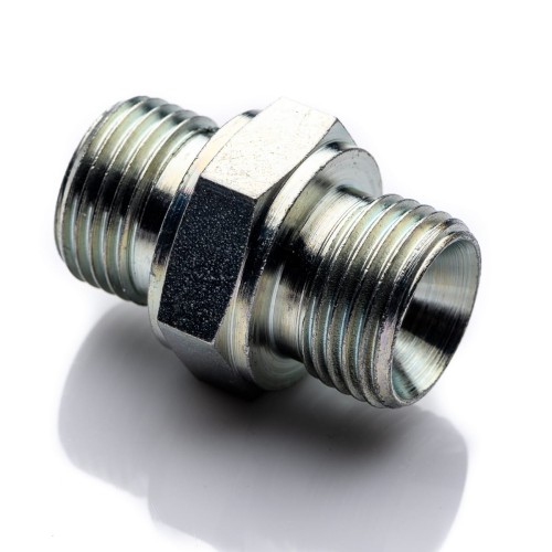 Riegler Muffe, reduzierend, G 1/4 i., G 1/2 i., SW 24, Messing vernickelt Riegler Muffe, reduzierend, G 1/4 i., G 1/2 i., SW 24, Messing vernickelt