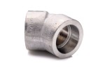 Elbow 1'' socket weld 304L cl.3000 45 degrees