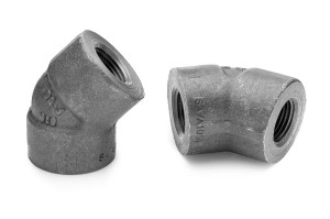 Kolano 3'' NPT A105 45st. kl.3000 206bar