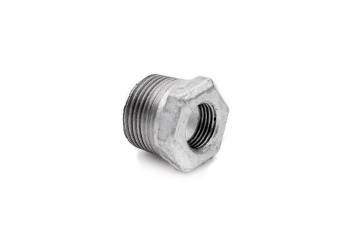 Redukcja 1/2"x3/8" żeliwna ocynkowana wkrętno-nakrętna