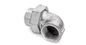 Śrubunek kątowy 1 1/4'' żeliwo ocynk GW-GW