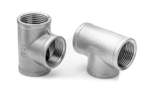 Stainless tee 4" 316L