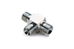 Steel tee 1/4” male fitting