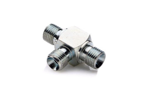 Steel tee 3/8” male fitting