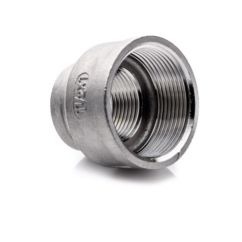 Coupling 2'' x 1'' stainless steel 316 BSP