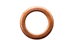 Podkładka miedziana 17x23x1mm uszczelka   