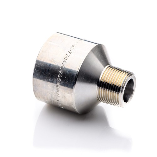 Redukcja 1/4'' - 1/2'' BSP 316L kl. 3000 GZ GW adapter