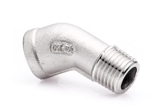 Kolano nierdzewne 3/4'' 45 stopni