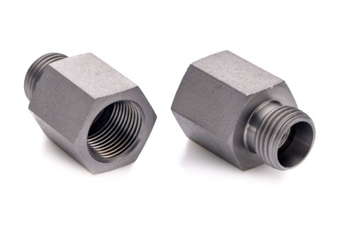 Redukcja M16x1,5 gwint zewnętrzny M22X1,5 gwint wewnętrzny nypel złączka stal czarna adapter.jpg