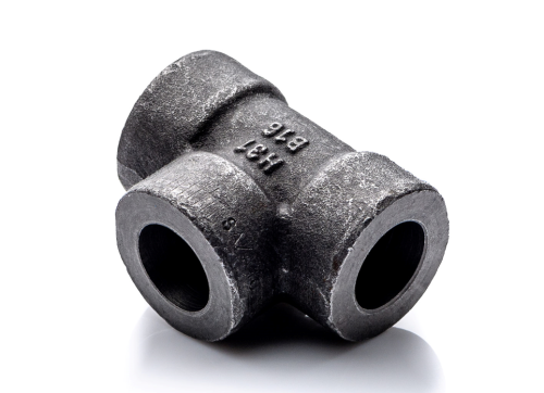 Trójnik 11/2'' 6000 SW A105 kielichowy na rurę DN40 stal kotłowa do spawania P245GH P285GH socket weld 48.3mm