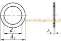 Podkładka miedziana 30x38x1mm uszczelka www.sklep.polberis.pl miedź DIN7603