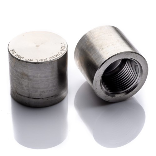 Zaślepka 2'' NPT 316L stal nierdzewna kl. 3000 CAP F316L SA182 1.4404 ANSI B16.11.jpg