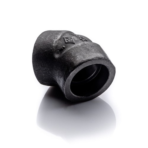 Kolano 2" socket weld A105 kl.6000 45st.