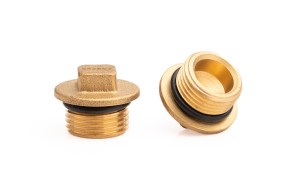 Korek 1/2'' mosiądz z oringiem