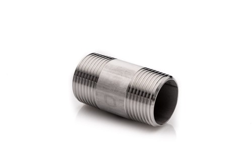 Króciec nierdzewny 3'' 304L NPT 100mm nypel.jpg