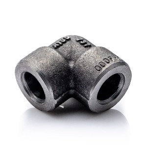 Kolano 1/4" 6000 socket weld A105 90st 