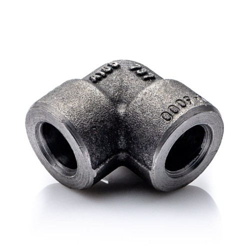 Elbow 1/4" 6000 socket weld A105 13,5mm
