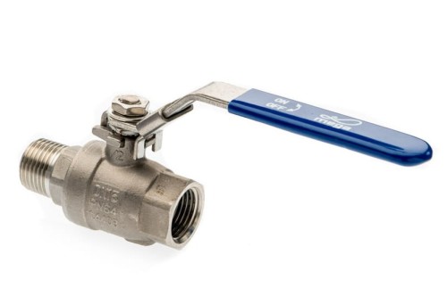 Ball valve 3/8" 316 50bar male female inox tap