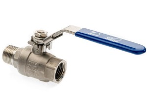 Zawór kulowy 3/4" nyplowy stal nierdzewna 316 64bar