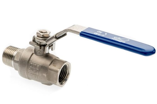 Zawór kulowy 3/8" nyplowy stal nierdzewna 316 50bar