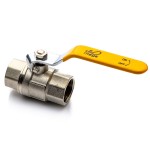 Ball valve 2" for gas brass