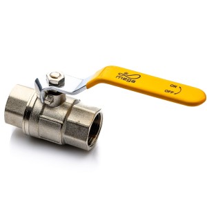 Ball valve 3/4" for gas brass
