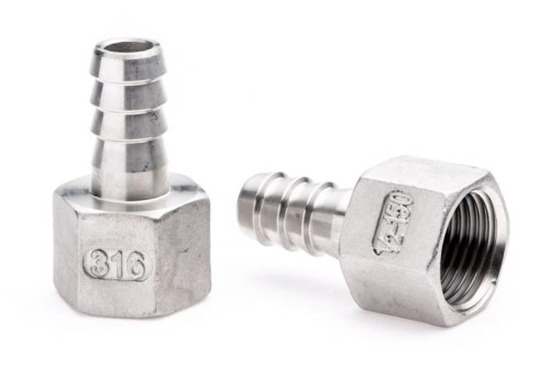 Końcówka do węża 1'' x 25mm stal nierdzewna GW