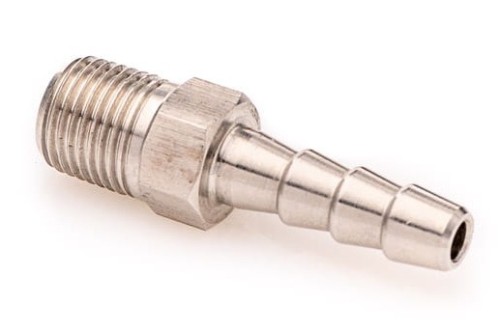 Hose-end fitting 1/2'' x 15mm stainless steel