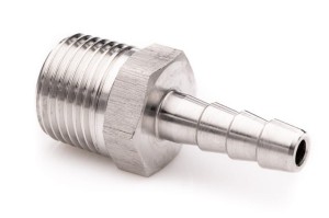 Końcówka do węża 3/8'' x 9mm stal nierdzewna