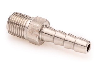 Hose-end fitting 1/8" x 7mm stainless steel