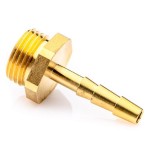 Hose-end fitting  1/2'' x 9mm brass