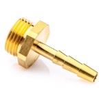 Hose-end fitting 1/4'' x 6mm brass